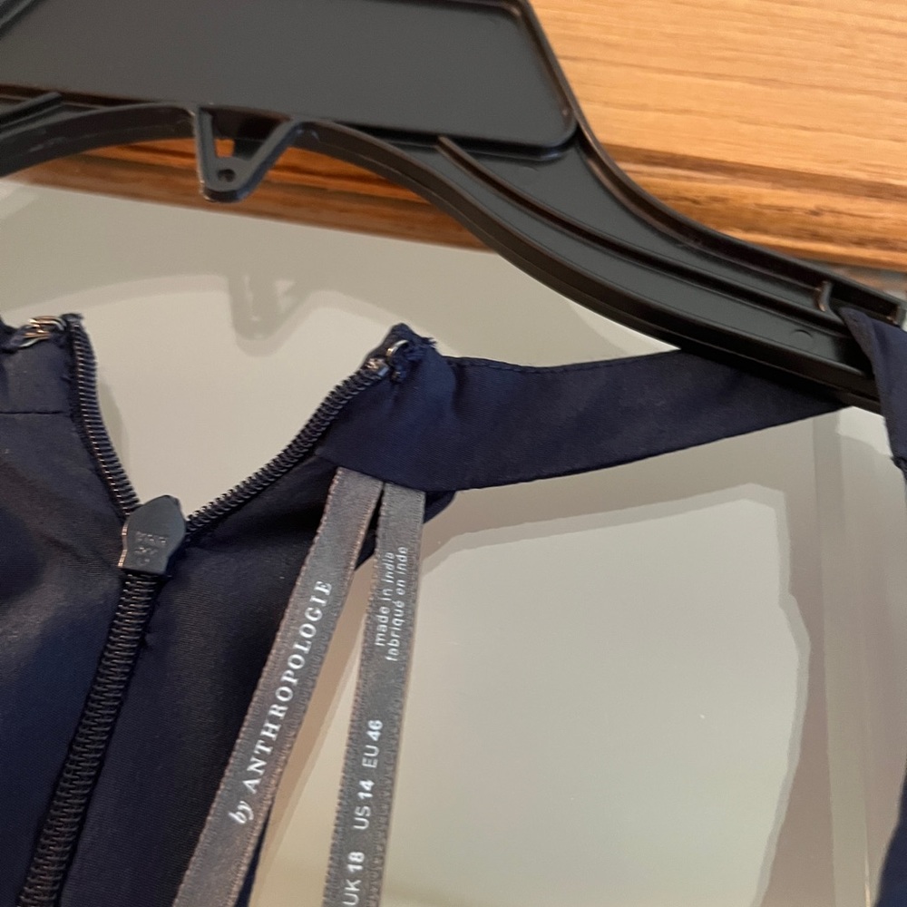 Anthropologie Deep Blue Dress - Picture 6 of 6